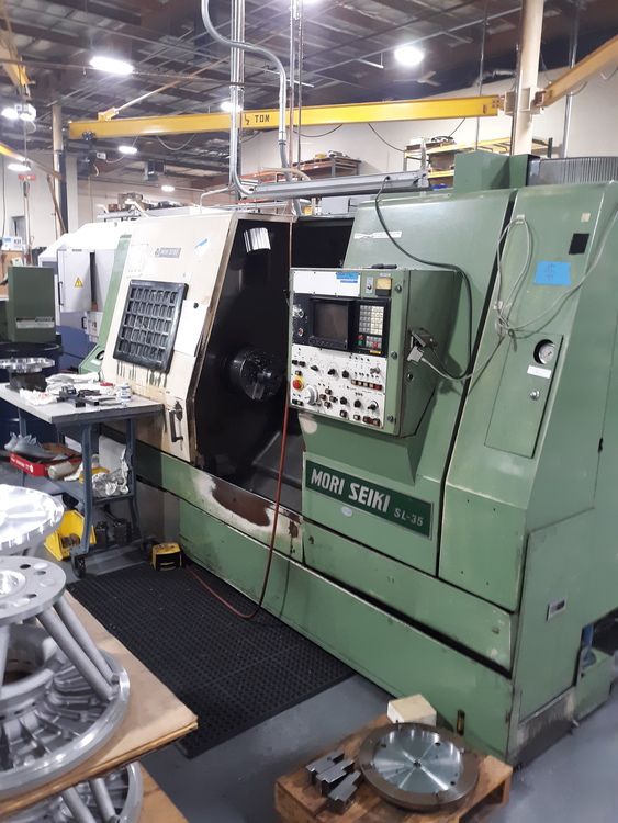 Mori Seiki Fanuc 10T Variable SL-35 2 Axis