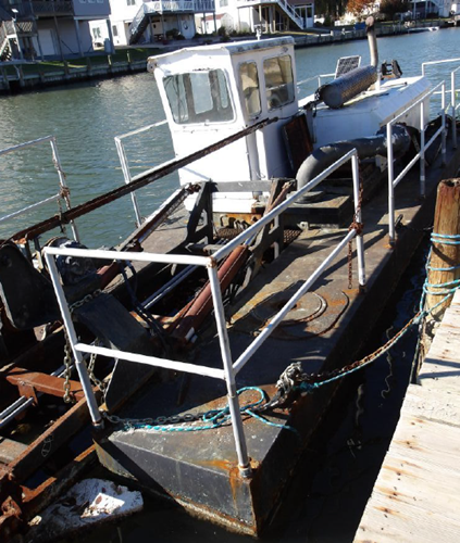 HOME BUILT 8″  HORIZONTAL CUTTERHEAD DREDGE