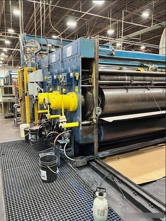 Ward FLEXO FOLDER GLUER WITH DIE CUT SECTION 2 75" x 179"