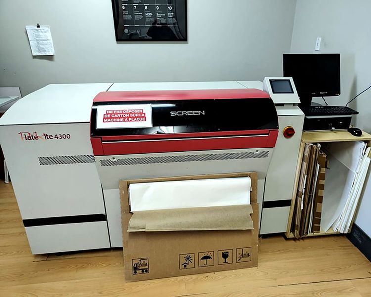 Screen PlateRite 4300