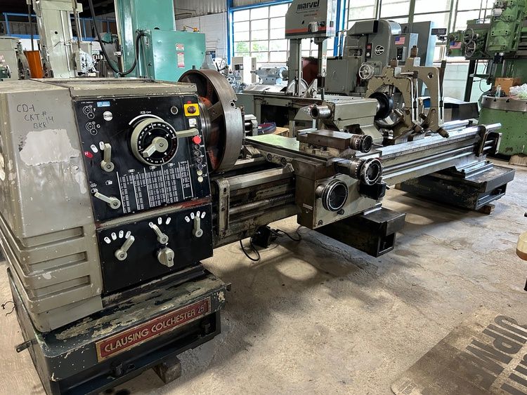 Clausing Colchester ENGINE LATHE 1250 RPM 25”