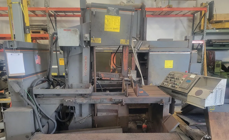 Hem VT120HA-60 Vertical infeed programmable bandsaw CNC (HEM Smart)