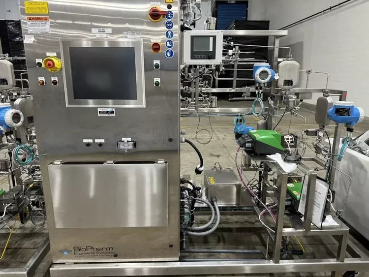 BioPharma Engineered Systems FLNP T-Mixing Skid