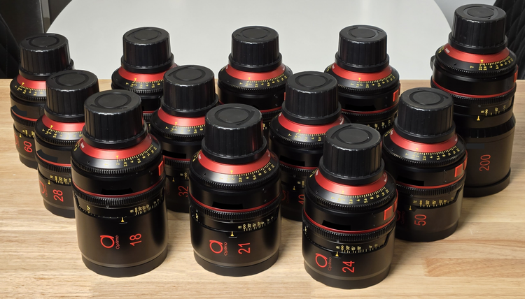 Angenieux Optimo Prime Platinum Lens Set Of 12