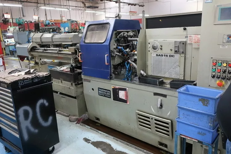 Tornos Multi-Spindle Screw Machines 8,000 RPM SAS-16-DC