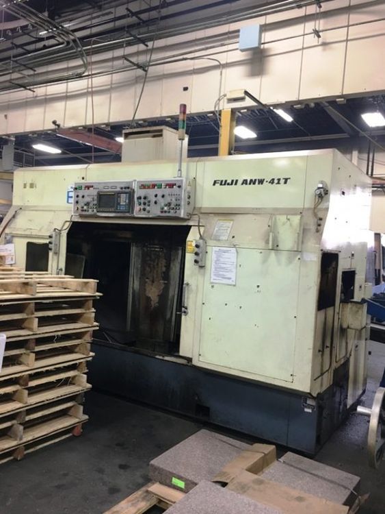 Fuji Fanuc 0-TT CNC Controls Max. 3000 rpm ANW 41T TWIN SPINDLE CNC ...