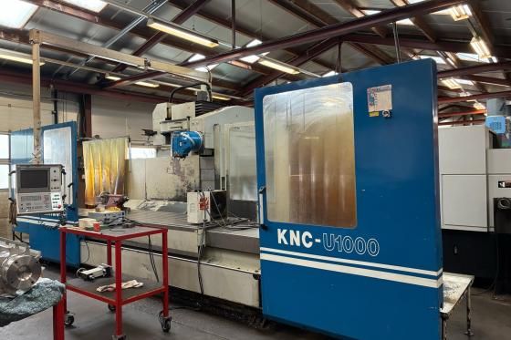 Ki Heung KNC 1000 Bed Type Milling Machine 3000 RPM spindle