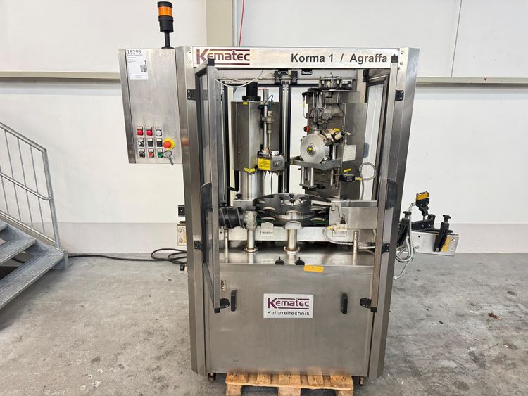 Kematec Korma 1 / Agraffa 1 Cork for sparkling wine / Wirehooder