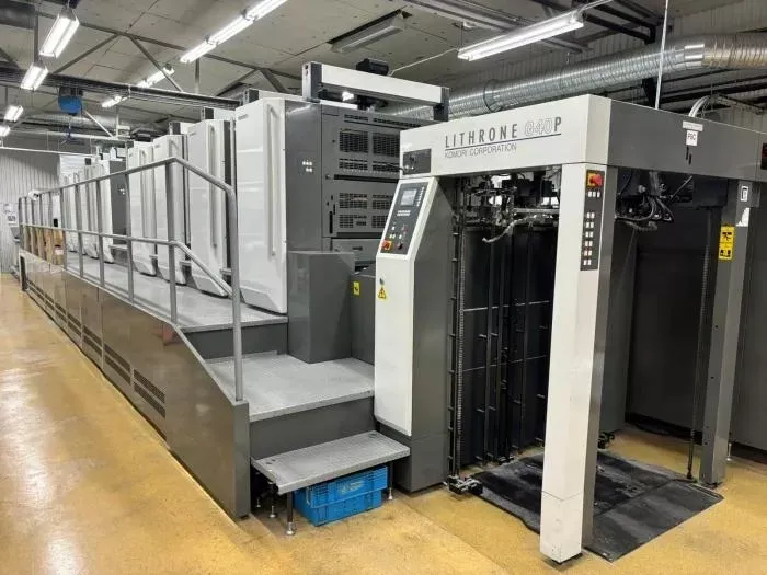 Komori GL840-P HUV 28x40"