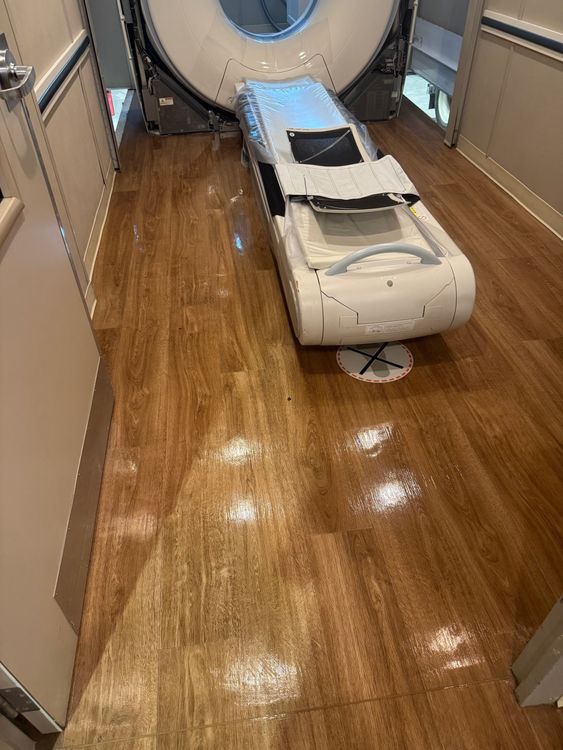 Toshiba Empty CT Trailer