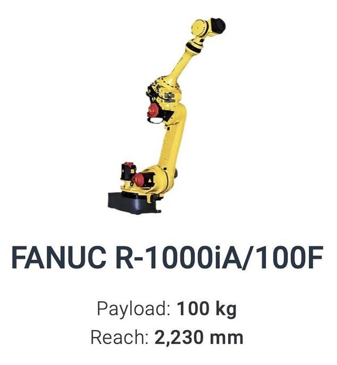Fanuc R-1000iA/100F 6 Axis 100kg