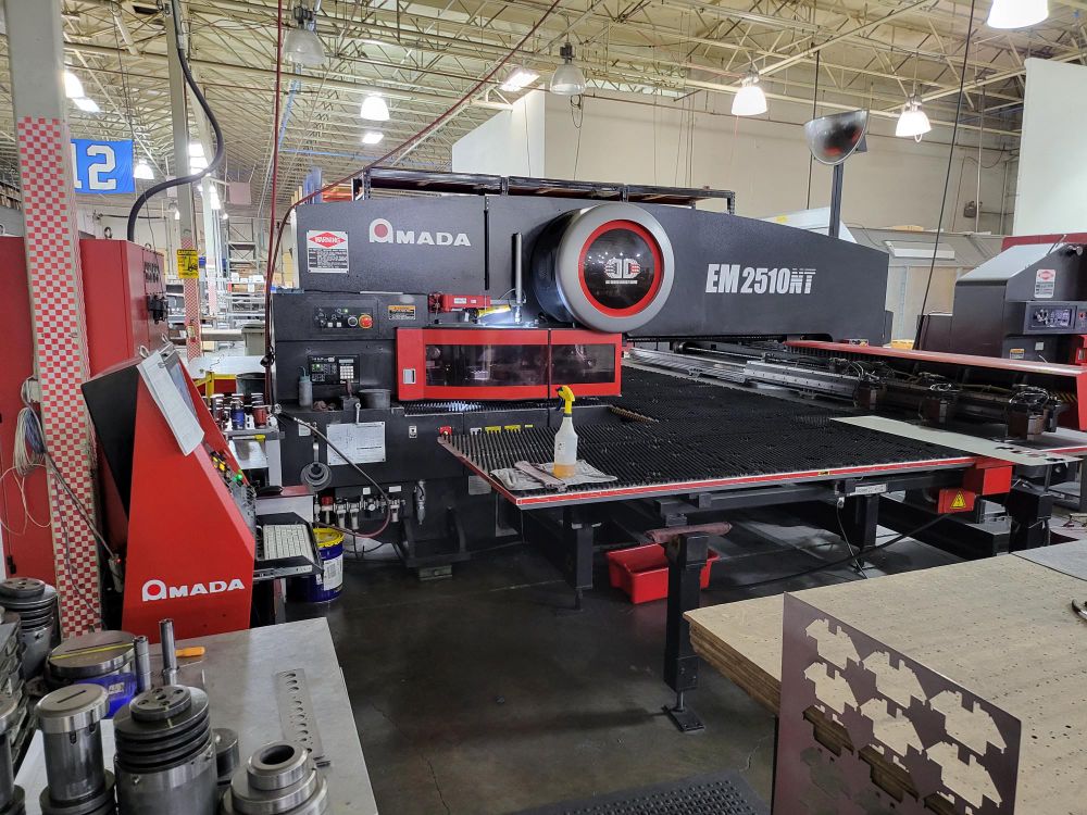 Amada Em Nt Turret Punch Press Metric Tons