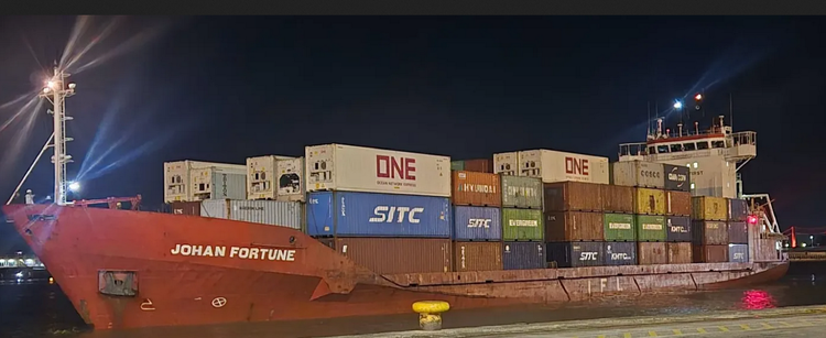 Shandong Weihai JOHAN FORTUNE ABT 4820 DWT ON 5.94 M DRAFT