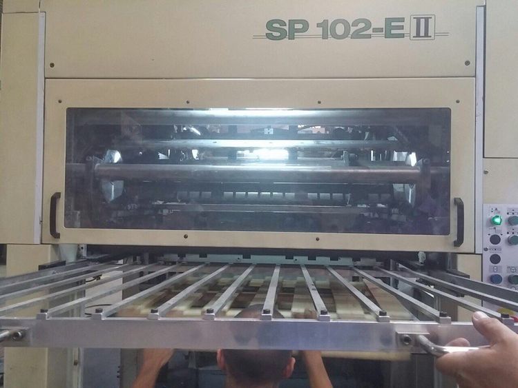 Bobst SP 102 E II Autoplaten