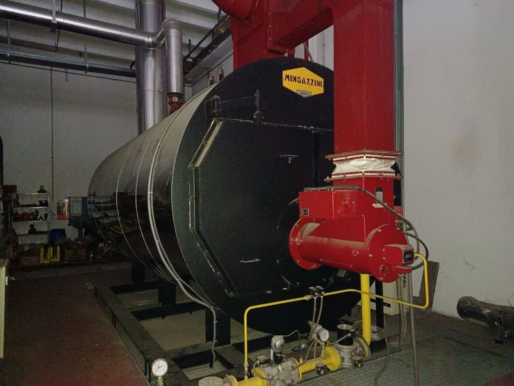 Mingazzi steam boiler 12 tons/h