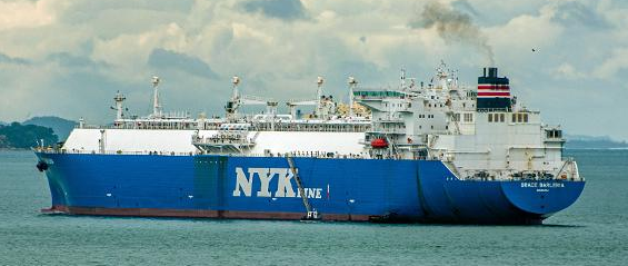 Hyundai Heavy Industries (HHI) GRACE BARLERIA ABT 84812 DWT ON 25.99 M DRAFT