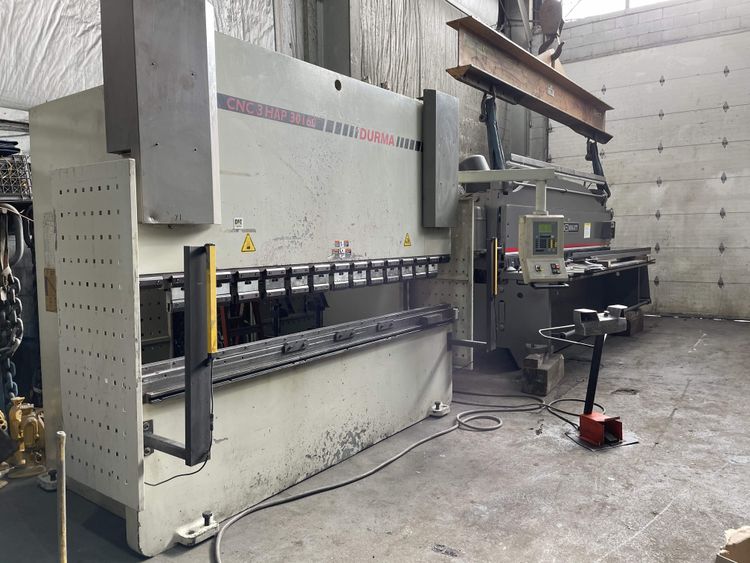 Durma HAP 30160 CNC Hydraulic Press Brake 176  US Tons