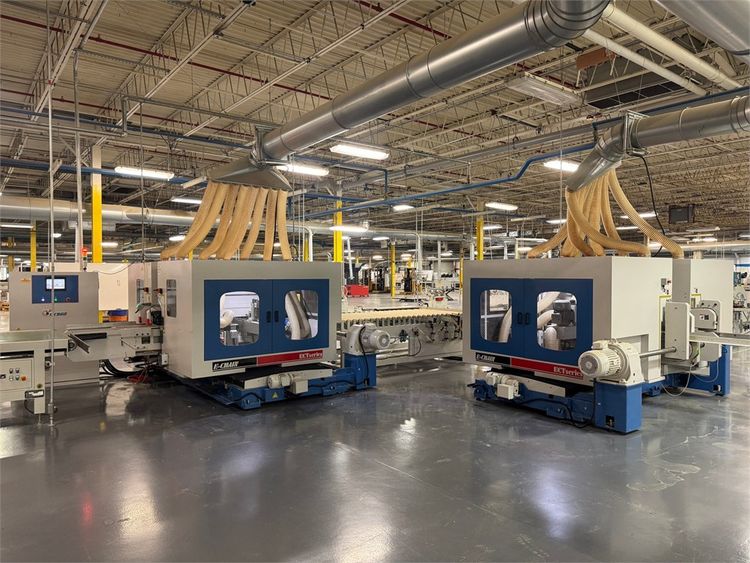 ECT-48S  Angular Double End-Tenoner Line
