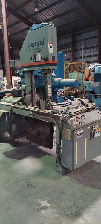 Marvel Vertical Series 8 Mark Band Saw Semi Automatic