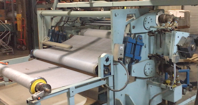 Equipment to produce vinyl sheet products