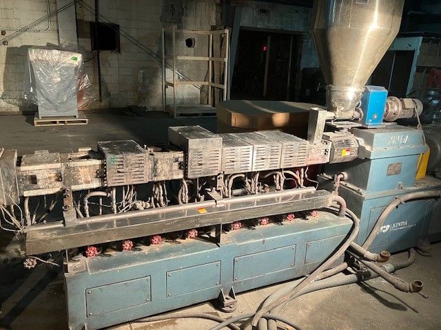 PSHJ-50 Twin Screw Plastic Compounding Extruder Line
