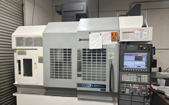 Okuma Genos M560V with Rotary Table OSP-P300M