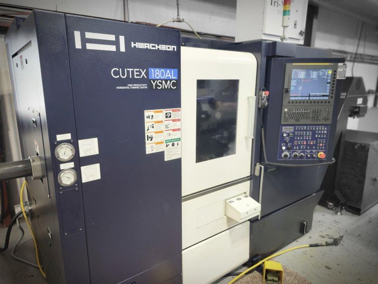 Hwacheon Hwacheon Fanuc Oi-TF Plus 6000 RPM CUTEX-180AL YSMC 2 Axis