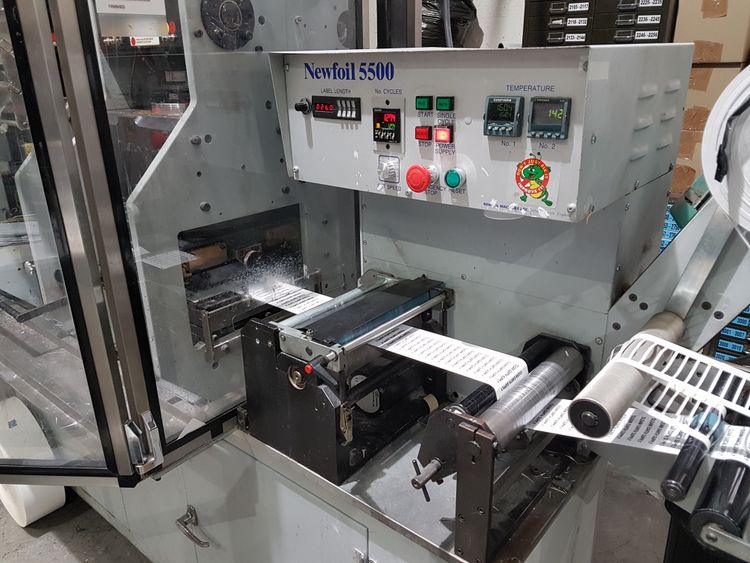Newfoil 5500 Hotfoil stamping machine