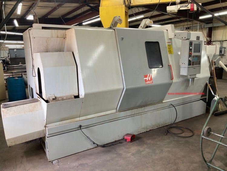 Haas Cnc Control Rpm Sl B Big Bore Cnc Lathe Axis