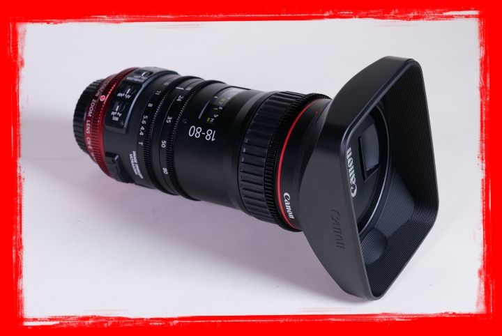 Canon CN-E 18-80mm T4.4 Cinema Zoom Lens (EF Mount)