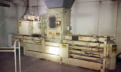 Ltg horizontal hydraulic bale press