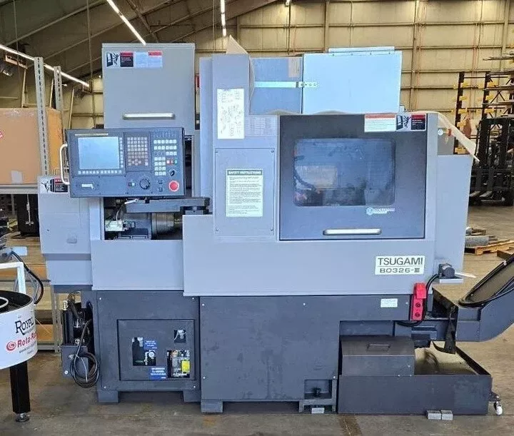 Tsugami Fanuc 32i-B CNC Control 8,000 RPM BO326-iii 6 Axis