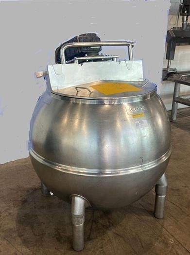 Groen INA-200 Jacketed Steam Mixing Kettle with Agitator
