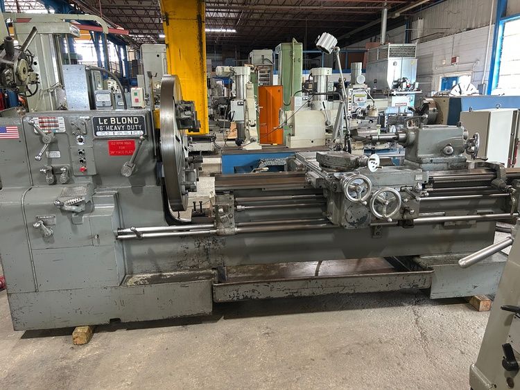Leblond Heavy Duty Sliding Gap Lathe 1300 RPM 16"