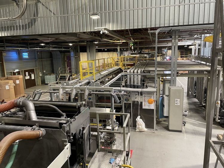 Brückner 5 layers BOPP / BOPET extrusion machine