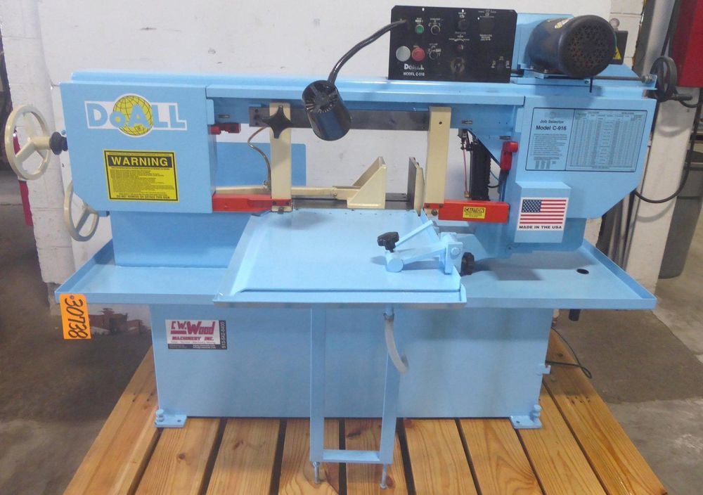 DoAll C916S MITERING HORIZONTAL BAND SAW Semi Automatic