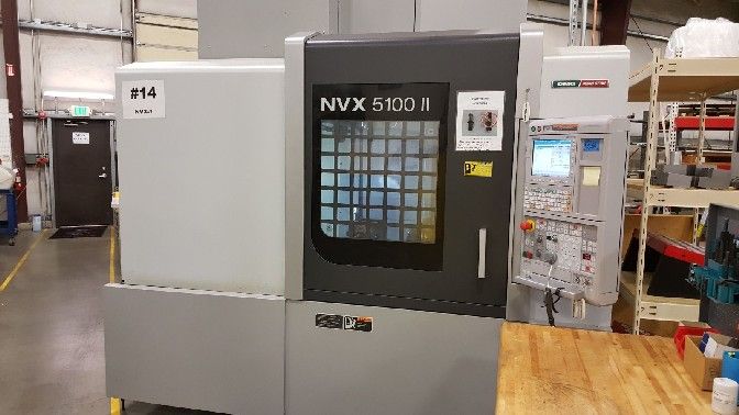 Mori Seiki NVX-5100	Mori-Seiki MAPPS III 3 Axis