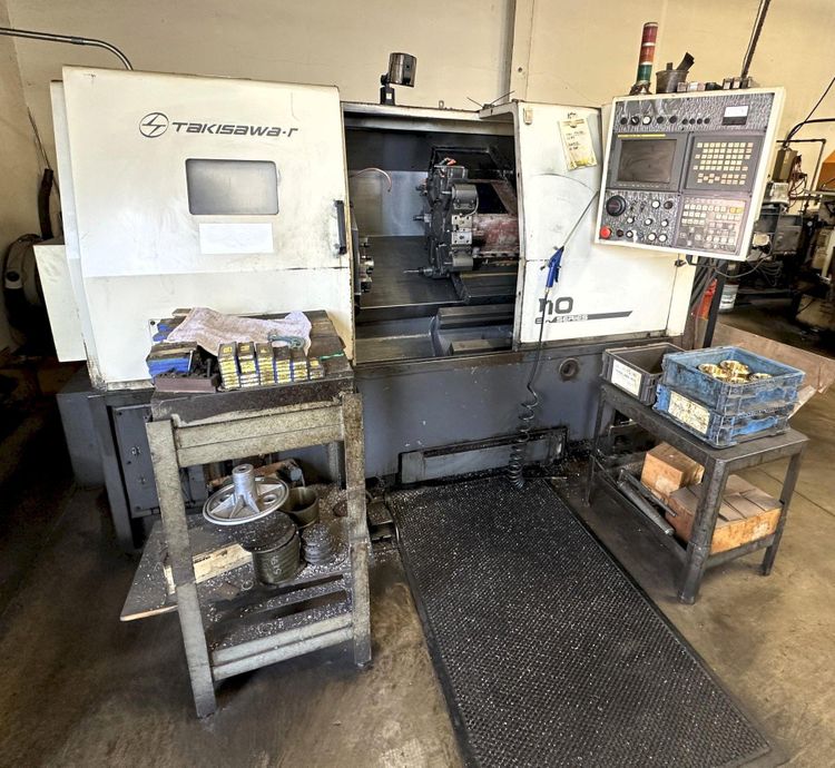 Takisawa Fanuc Series 21i-TB 3500 RPM -T EX-110 CNC Lathe 2 Axis