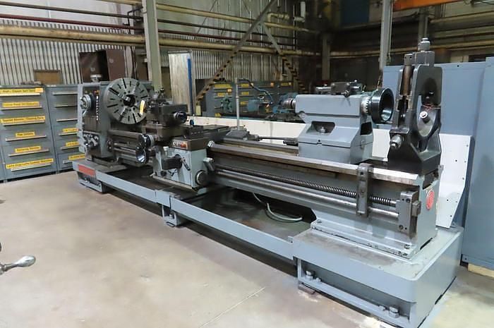 Clausing Colchester HOLLOW-SPINDLE GAP-TYPE ENGINE LATHE w/TAPER 800 RPM 30