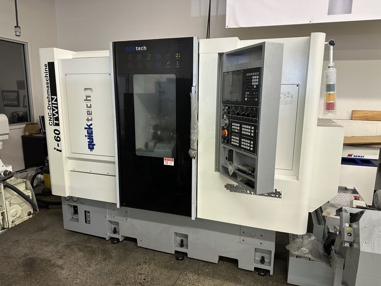 Mitsubishi M80 CNC Control 4,000 RPM QUICKTECH I-60 TWIN 2 Axis