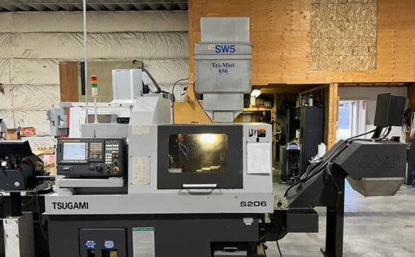 Tsugami Fanuc Series 32i-Model B control 10,000 rpm S206 3 Axis