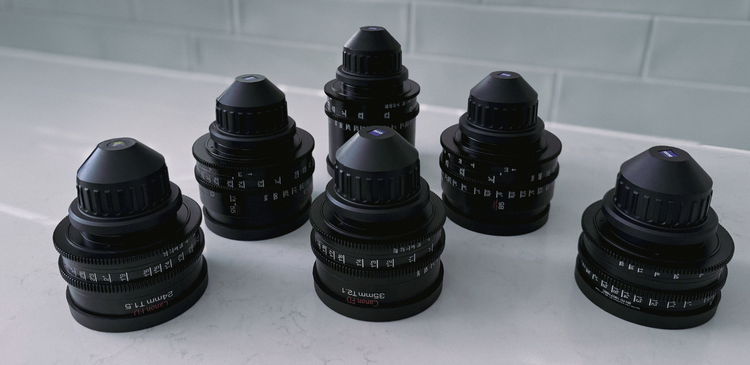 GL Optics Rehoused Canon FD 6 Lens Set