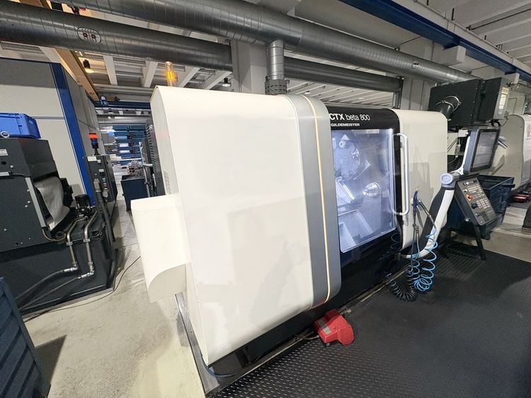 Gildemeister Sinumerik 840D ERGOLine 4,000 rpm CTX beta 800 V4 4 Axis