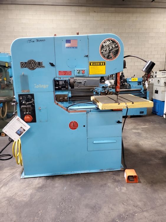 DoAll 3613-1 Size: 36" VERTICAL BAND SAW Semi Automatic