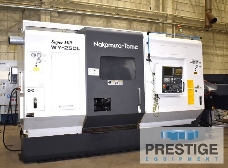 Nakamura Tome Fanuc 31i-A CNC Control 3500 RPM Super-Mill WY-250L