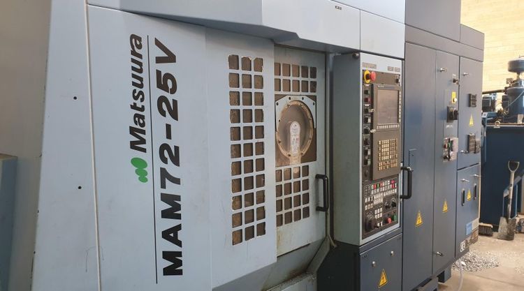 Matsuura MAM72-25V PC2 twin pallet VMC 3 Axis