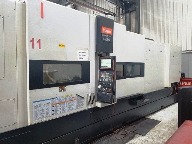 Mazak Mazatrol Fusion 640 MT 1600 RPM Cybertech Turn-4500 M BB 2 Axis