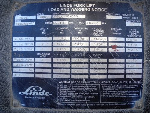 Linde H80 Diesel Forklift 8 Tonne linde-h80-diesel-forklift-8-tonne