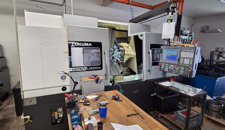Okuma CNC CONTROL Variable Speed GENOS L3000-E 2 Axis