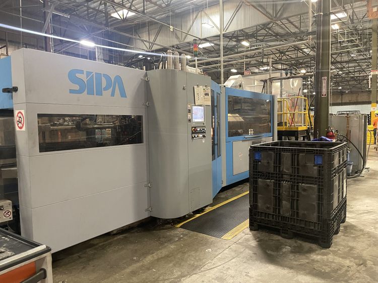 SIPA 4/3 Cavity Linear PET Reheat Stretch Blow Molding Machine